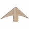 Ekena Millwork Bellingham Smooth Timber Gable Bracket, Douglas Fir, 36"W x 10"H x 1 1/2"D x 5 1/2"F, 7/12 Pitch GBW036X10X0206BEL00SDF - alternate 2